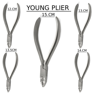 Orthodontic Young Wire Bending <b>Pliers</b> <b>Set</b> of 5Pcs Universal Loop Forming Forceps Stainless Steel Reusable Dental Surgical Tool - Product Image 1