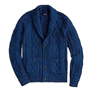 Cárdigan de Punto de Invierno para Bebés, de Algodón/Acrílico Grueso, de Manga Larga, con Cuello Solapa, Estilo Chal, para Niños - Product Image 4