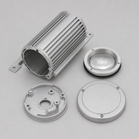 Fabrication OEM/ODM disponible, assemblage d'éclairage LED en alliage d'aluminium usiné CNC, dans un emballage d'exportation standard.