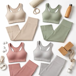 Conjuntos de Ropa de Yoga Ecológicos y Transpirables de Primera Calidad al por Mayor para Mujer - Opciones Personalizadas, Conjunto de 2 Piezas, Fabricante Líder - Product Image 5