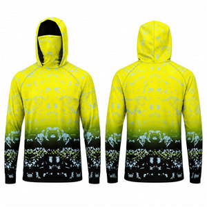 Camisas de Pesca para Hombre al por Mayor, OEM, UPF 50, Anti-UV, Impresas, Transpirables, Protección Solar para Exteriores, Impresión Digital de Alta Calidad - Product Image 1