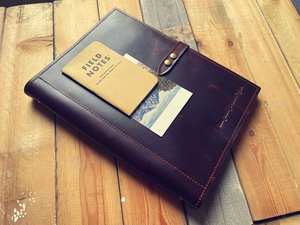 Couverture de carnet en cuir vintage faite à la main, étui pour journal rechargeable, porte-carnet d'écriture NBC-0042 - Product Image 1