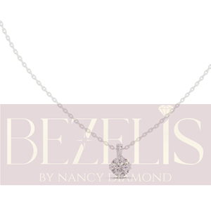 Collier pendentif solitaire en diamant de laboratoire taille poire en or jaune 14 carats pour femme, certifié IGI, avec chaîne délicate à 4 griffes - Product Image 4