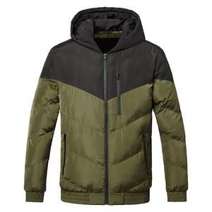 Nouvelle arrivée, veste matelassée chauffante à capuche noire, écologique, pour homme, hiver, avec rembourrage 100% polyester - Product Image 1