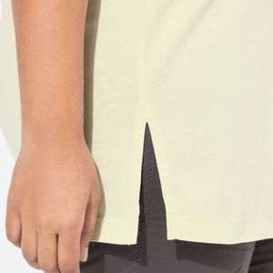 Camiseta para mujer talla grande, diseño personalizado, 100% algodón, color liso, último diseño informal, alta demanda, precio económico, camisetas para mujer - Product Image 4