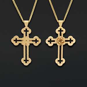 Colgante BOJ RCJ 006 Victoriano Personalizado Rosacruz Hecho a Mano en Plata de Ley, Cruz de la Rosa, Símbolo Alquímico, Precio Bajo en Oferta - Product Image 4