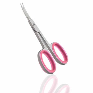 Cuticle Nail Scissors Stainless Steel Curved Eyebrow Scissors for Nail, Cuticle, Eyelashes Nose Hair - Product Image 6