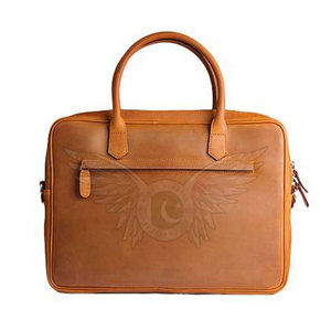 Sophisticated Genuine Leather Casual <b>Laptop</b> <b>Bag</b> with Durable Protective Design and Organized Layout for Daily Professional Use - Product Image 1