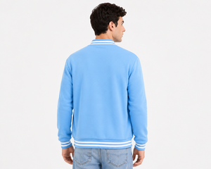 Premium <b>Canvas</b> Athletic Inspired Varsity Jacket Built for Modern Streetwear Soft comfort Breathable Eco-friendly Reliable - Product Image 3