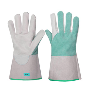 Guantes de Soldadura TIG de Piel de Vacuno de Primera Calidad, Resistentes a la Abrasión, con Puño de Seguridad Flexible - Product Image 3