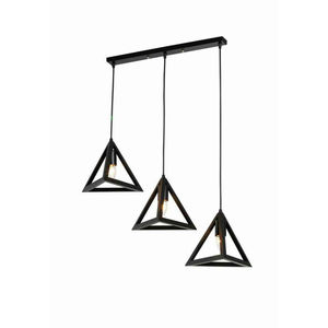 Lampe suspendue artisanale en métal noir style farmhouse, luminaire en étain pour la décoration de la cuisine et de la salle à manger, lampes suspendues en solde - Product Image 4