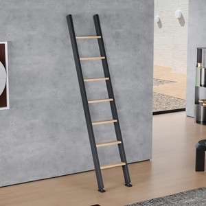 Black Metal Rectangle <b>Ladder</b> Shelf | Tabletop Decorative <b>Ladder</b> | Eco-friendly Handmade Durable Lightweight Living Room Shelf | - Product Image 1
