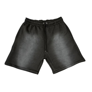 Pantalones Cortos Cargo Holgados Personalizados para Hombre, 100% Nylon, Lavado Ácido, Multibolsillos, Cintura Elástica, Color Sólido, Estilo Urbano Holgado para Verano - Product Image 1