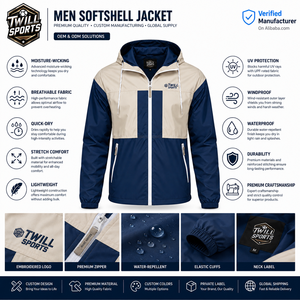 Wholesale Rate Softshell Jacket Slim Fit Sporty Style Autumn Wear Softshell Jacket New Design Softshell Jacket For Sale - Product Image 5