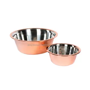 Paling Populer mangkuk anjing besi tahan karat mangkuk hewan peliharaan mangkuk makan kucing dan anjing cocok untuk makanan atau air