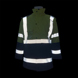 Hi Viz Yellow Reflective Outdoor Waterproof <b>Heated</b> Safety Jacket waterproof jackets - Product Image 4