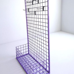 Metal Rotating <b>Hook</b> Japanese Style Foldable Step <b>Shelf</b> Display Stand 360 Removable Promotional Desktop Indoor Use Rack - Product Image 2