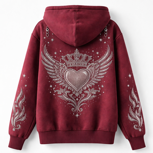 Sudadera con Pedrería al por Mayor para Personalización de Marca - Fabricante OEM, Sudaderas para Mujer al por Mayor - Product Image 2