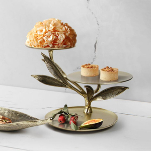 Centre de table en métal de qualité supérieure, au design unique et élégant, pour la décoration de la maison, le service de nourriture, bol de luxe - Product Image 3