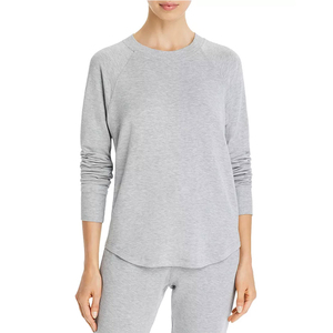 Sudadera de Punto de Manga Larga con Cuello Redondo y Color Sólido para Mujer, Informal, Transpirable, para Otoño - Product Image 1