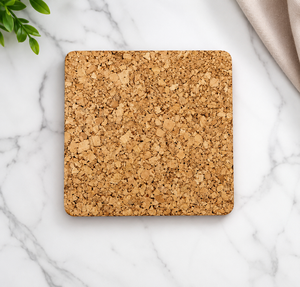 Ensemble de 4 sous-verres ronds en liège naturel pour hôtel, maison, restaurant, tapis et tampons de vente en gros au prix d'usine - Product Image 2