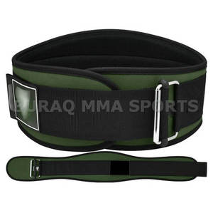 เข็มขัดยกน้ำหนักสำหรับการฝึกซ้อมในยิม เข็มขัดพยุงรับน้ำหนักสำหรับมืออาชีพ โดย BURAQ MMA SPORTS - Product Image 2