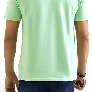 T-shirt personnalisé d'été 220 g/m² à manches courtes, streetwear, logo brodé, homme, 100 % coton, vente en gros, t-shirt uni - Product Image 4