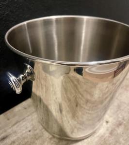 Simple Silver Stainless Steel Ice <b>Bucket</b> Perfect for Home Bars Party Events Drinks Chilling Wine <b>Beer</b> And Elegant Bar Accessory - Product Image 1