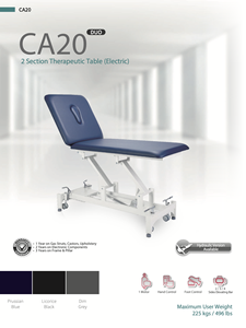 เตียงกายภาพบำบัด 2 ตอน ราคาโรงงาน ขายดีสำหรับธุรกิจ B2B เตียงรักษาทางการแพทย์ - Product Image 6