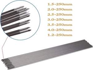 Juego de 12 Alambres Ortopédicos Kirschner de Acero Inoxidable con Rosca de un Solo Lado de 0.8X250mm a 6.0X250mm, Instrumento Quirúrgico - Product Image 6