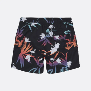 <b>Men</b>’s Black Board Printed Sublimation Shorts Quick Dry Surf Swim <b>Trunks</b>, Summer Beachwear with Pocket and Drawstring Waist - Product Image 2