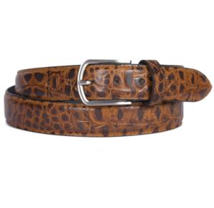 Ceinture en cuir véritable décontractée et tendance 2026, finition lisse avec boucle en acier et alliage de haute qualité - Product Image 5