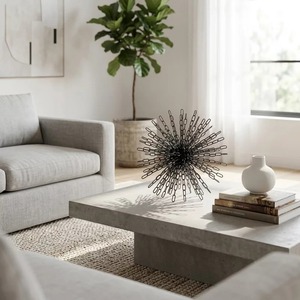 Modern Metal Tabletop Sculpture Artistic Figure Contemporary Easter Decor Living Room <b>Decoration</b> - Product Image 5