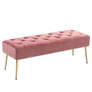 Modern Stylish Ottoman Stool for Hotel & Villa Contemporary Modern Hotel Room Foot Bench Upholstered End Bed Stool - Product Image 3