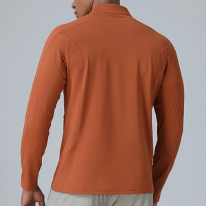 Camisa de hombre de alta calidad, manga larga, color personalizado, informal, tejida, transpirable y a la moda. - Product Image 2