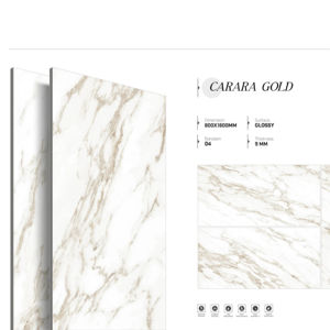 Carreaux de sol et de mur en porcelaine brillante durable, grand format 800x1600, 1200x1800, 750x1500 mm, pour intérieur, extérieur et usage commercial - Product Image 1