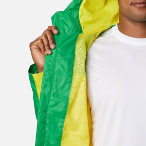 <b>Light</b> <b>Weight</b> Breathable Men Winter <b>Jacket</b> Full Zipper Nylon / Polyester Made Men Rain <b>Jacket</b> - Product Image 5