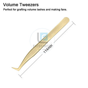 Pinces à cils en acier inoxydable personnalisées avec votre propre design - Qualité professionnelle, réutilisables et durables avec une préhension fine - Product Image 4