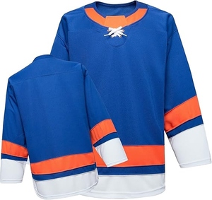 Wholesale Custom Blank Lace Up Ice Hockey Jersey Sublimation Practice Hockey Uniform Shirts High Quality Durable Sports Wear - Product Image 1