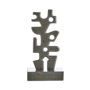 Sculptures en métal exclusives pour la décoration intérieure et objets décoratifs Sculpture abstraite en fonte d'aluminium Disponible dans toutes les finitions - Product Image 1