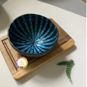 Natural Coconut Shell Bowl Vietnam Handmade Kitchen Serving Container For Fruit Salad Rice <b>Rustic</b> Tableware Item - Product Image 6