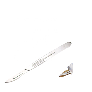 Instrumentos Médicos Desechables Quirúrgicos con Certificación CE al por Mayor, Cuchilla Quirúrgica de Acero al Carbono 10R Personalizada y Económica - Product Image 2