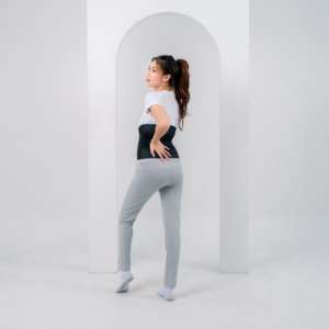 Ceinture de maintien abdominale en coton élastique de qualité supérieure, ajustable, respirante et lavable, pour la réduction du ventre après l'accouchement - Product Image 4