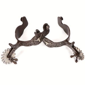 Espuelas de Hierro con Engranaje Giratorio para Montar a Caballo, Ajuste Universal, Duraderas y Elegantes - Product Image 5