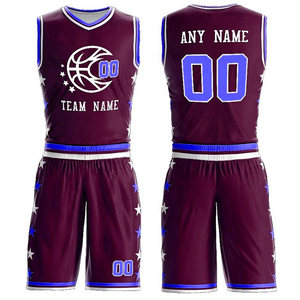 Vente en gros de maillots de basket-ball pour hommes, respirants, grandes tailles, 100% polyester, broderie personnalisée, vêtements de sport - Product Image 4