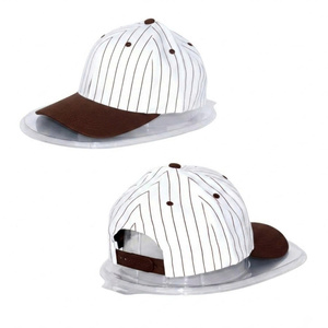 Structured Baseball Cap Custom Logo 5 Panel Mix Two Tones Curved Brim Embroidery Cotton Fabric Wholesale Outdoor <b>Wedding</b> Party - Product Image 1
