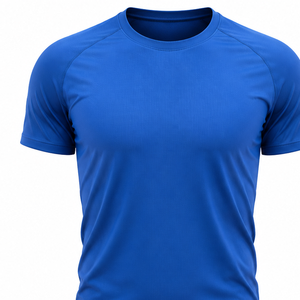 Ensemble de vêtements de sport pour homme, t-shirt de course et short athlétique, vêtements de sport, fitness, entraînement en salle de sport, entraînement, maille légère, simple, devant en mesh - Product Image 3