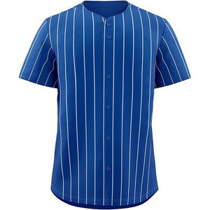 Ensemble uniforme de baseball personnalisé pour filles, en polyester à fines rayures, broderie Canada-Amérique, maillot noir et blanc vierge - Product Image 5