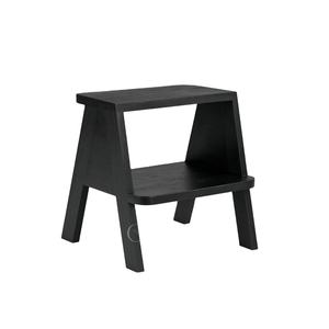 Mesita de Noche y Taburete Modernos Hechos a Mano con Diseño Elegante y Construcción Duradera de Madera Maciza (Opciones de Mango, Sheesham y Roble) - Product Image 1