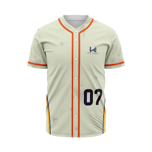 <b>Custom</b> Printed Men's Summer/Winter High Quality Baseball <b>Softball</b> Jerseys Short Sleeve Breathable Quick Dry 100% Polyester - Product Image 2